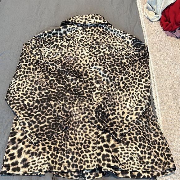 Dana Buchman Cheetah Print Jacket Size 2X - Picture 2 of 2